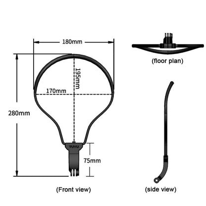 TUYU Camera Neck Holder Mobile Phone Chest Strap Mount For Video Shooting//POV, Spec: With Phone Clip (Black) by buy2fix