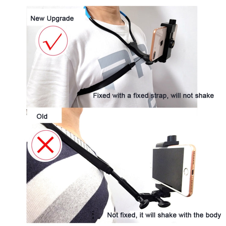 TUYU Camera Neck Holder Mobile Phone Chest Strap Mount For Video Shooting//POV, Spec: Standard (Blue) by buy2fix