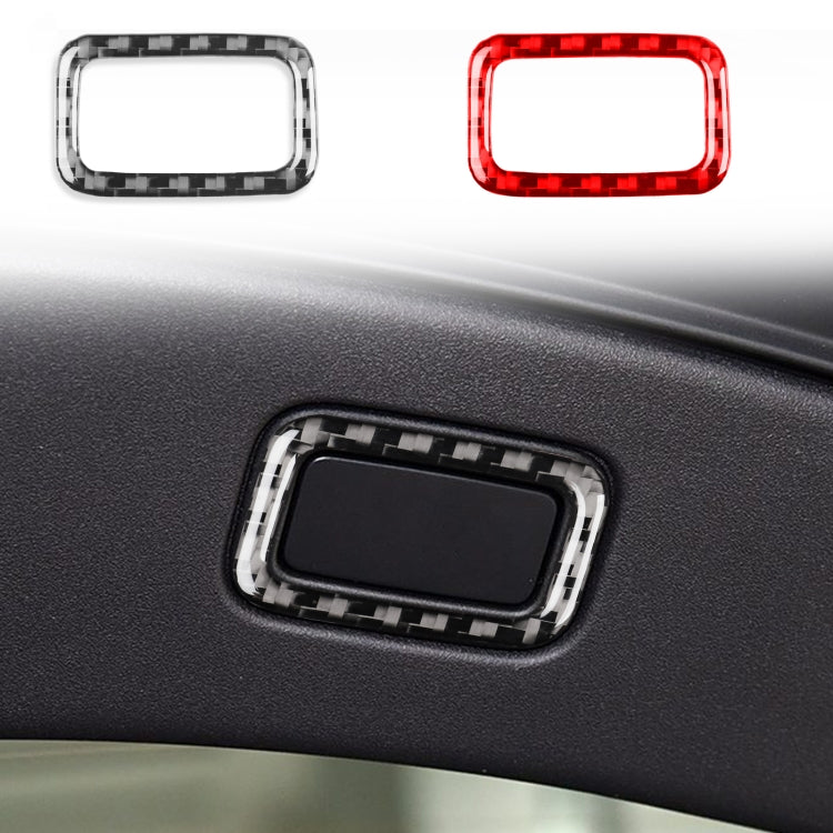 For Jaguar F-TYPE 2013+ Left And Right Drive Universal Trunk Button Sticker(Black) - Car Interior Mouldings by buy2fix | Online Shopping UK | buy2fix