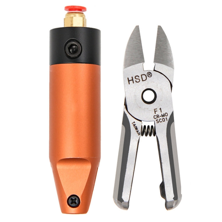 HSD HS-5M+F1 Cut Plastic Set 2 In 1 Pneumatic Snip Plier Cutting Metal Plastic Model Scissor Tool - Pliers by HSD | Online Shopping UK | buy2fix