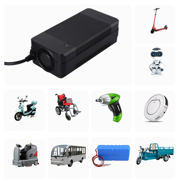 42V 4A Electric Scooter Charger Fan Type 36V Lithium Battery Charger US Plug by buy2fix
