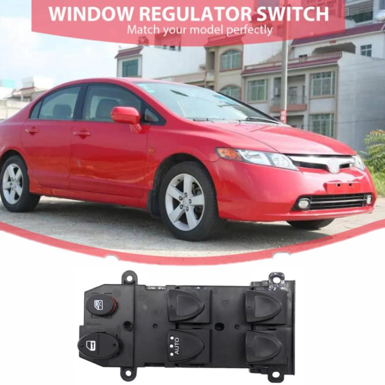 For 2006-2010 Honda Civic Electric Window Switch Button Replacement Kit(35750-SNV-H52) - Car Switches by buy2fix | Online Shopping UK | buy2fix