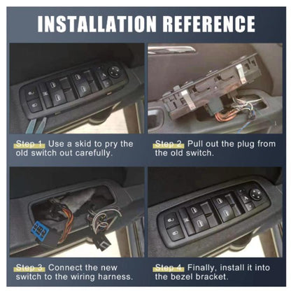 For 2006-2010 Honda Civic Electric Window Switch Button Replacement Kit(35750-SNV-H52) - Car Switches by buy2fix | Online Shopping UK | buy2fix