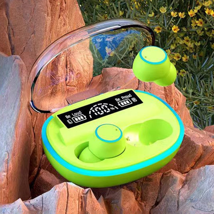 In-Ear Binaural Noise Reduction Wireless Bluetooth Earphones with Power Bank Function(Fluorescent Green) by buy2fix