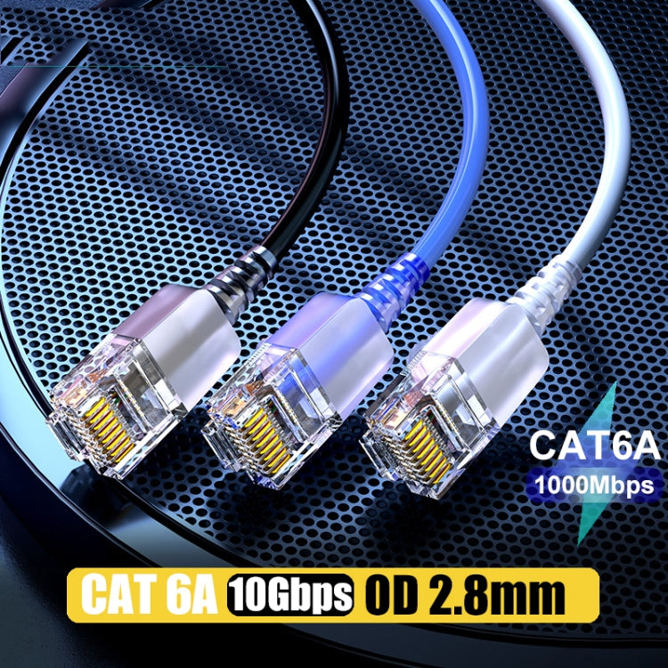 SAMZHE Cat6A Ethernet Cable UTP Network Patch Cable 1m(White) - Lan Cable and Tools by SAMZHE | Online Shopping UK | buy2fix