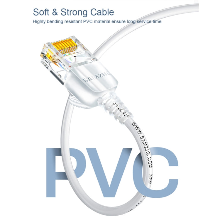 SAMZHE Cat6A Ethernet Cable UTP Network Patch Cable 20m(Black) - Lan Cable and Tools by SAMZHE | Online Shopping UK | buy2fix