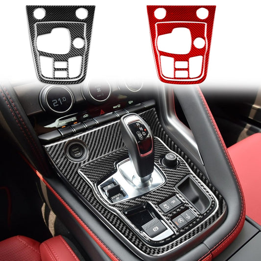 For Jaguar F-TYPE 2013+ 2pcs/ Set Panel Gear Position Decorative Sticker, Size: Left-hand Drive(Red) by buy2fix