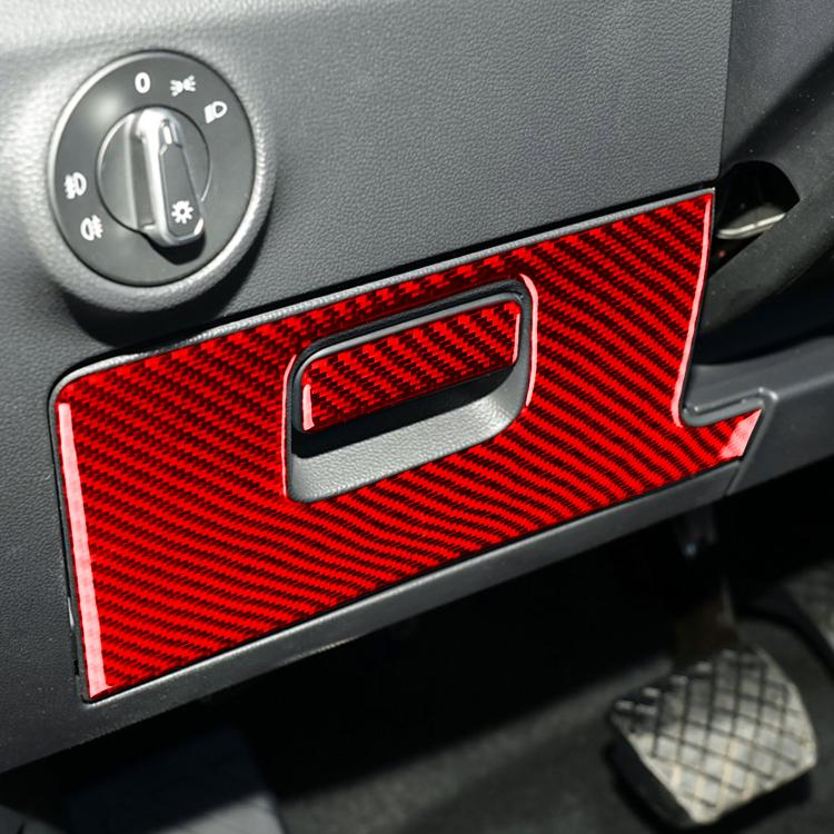 For Volkswagen Sagitar 2019-2023 2pcs /Set Left-Hand Drive Main Driver Storage Panel Sticker(Red) - Car Interior Mouldings by buy2fix | Online Shopping UK | buy2fix