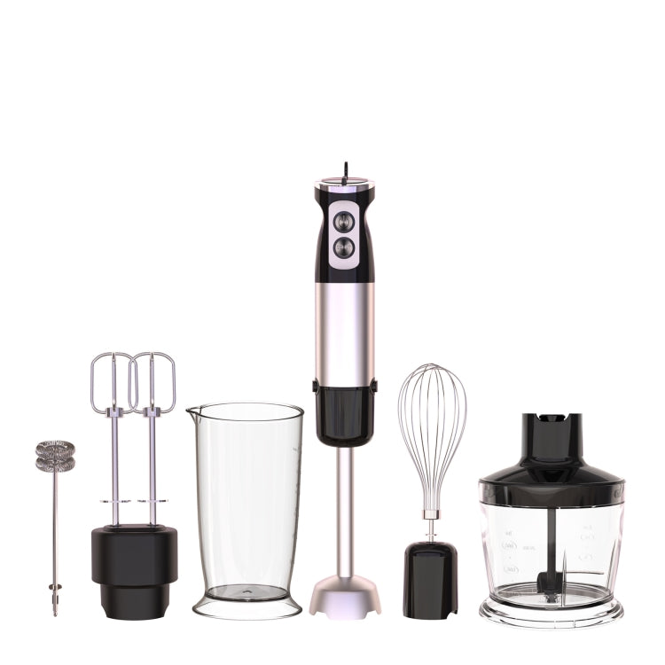 6-in-1 600W Multifunctional Electric Blender Stainless Steel Food Cooking Stick US Plug by buy2fix
