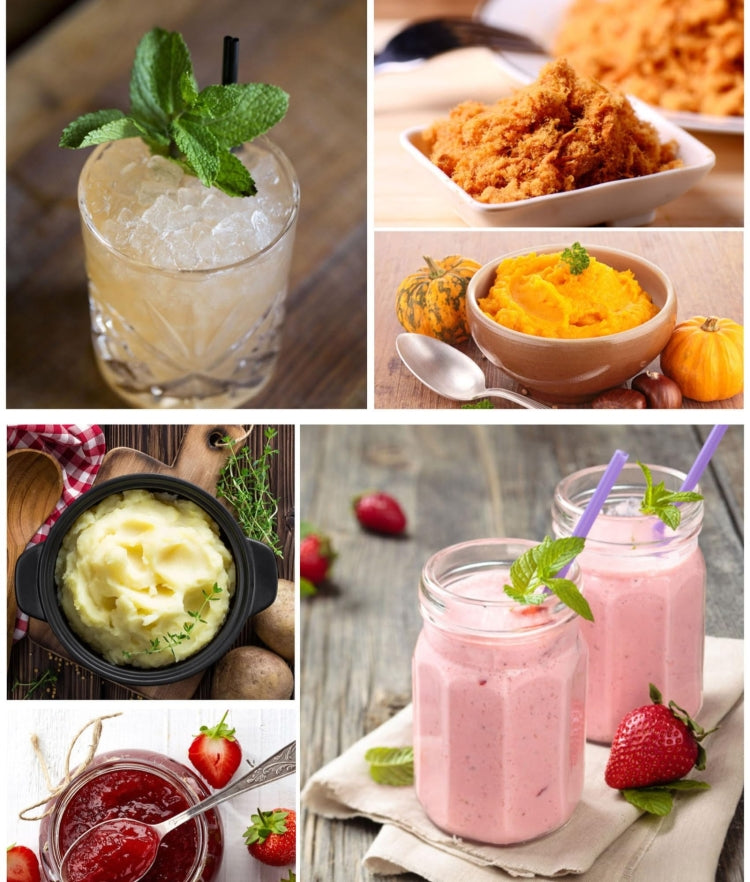 6-in-1 600W Multifunctional Electric Blender Stainless Steel Food Cooking Stick US Plug by buy2fix