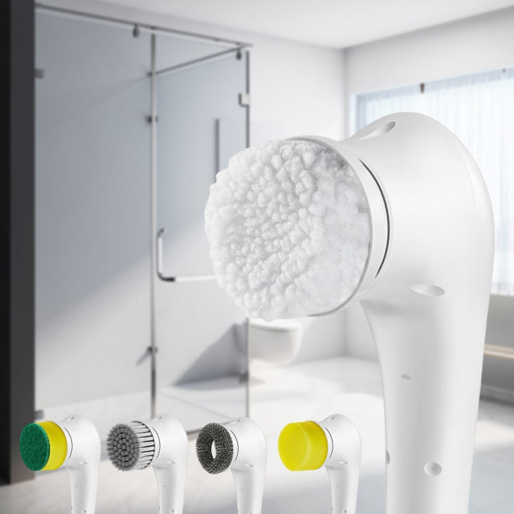 5-in-1 Replace Brush Head Electric Handheld Scrubber Heads Home Washing Tools by buy2fix