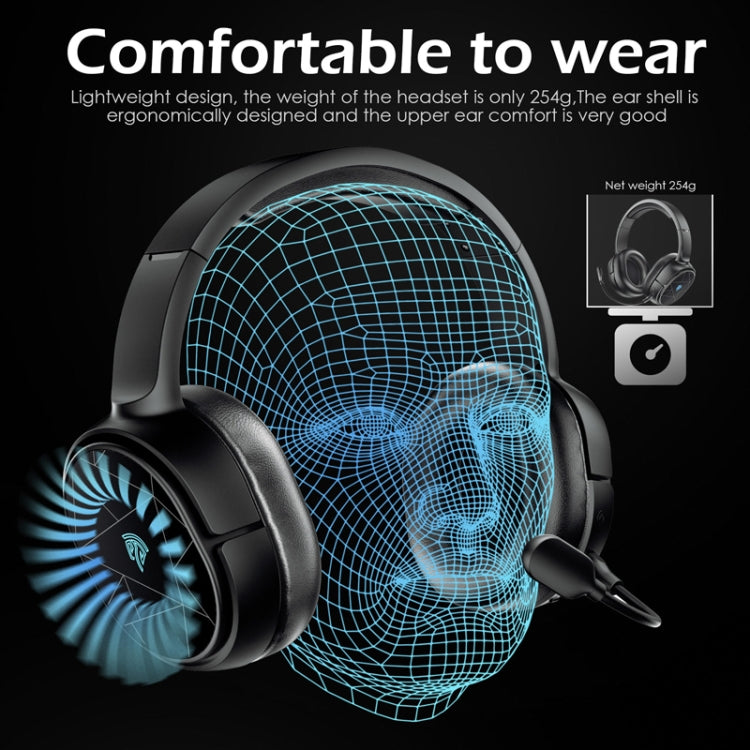 EasySMX V10W Bluetooth 2.4G With Wheat Head Wearing Wireless Game Headset(Black) - Headset & Headphone by EasySMX | Online Shopping UK | buy2fix