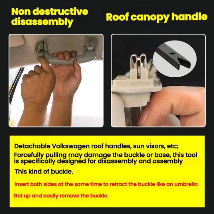 For Volkswagen Golf/Tiguan/Audi Roof Handle Removal Tool(T10518A) - Hand Tool Sets by buy2fix | Online Shopping UK | buy2fix