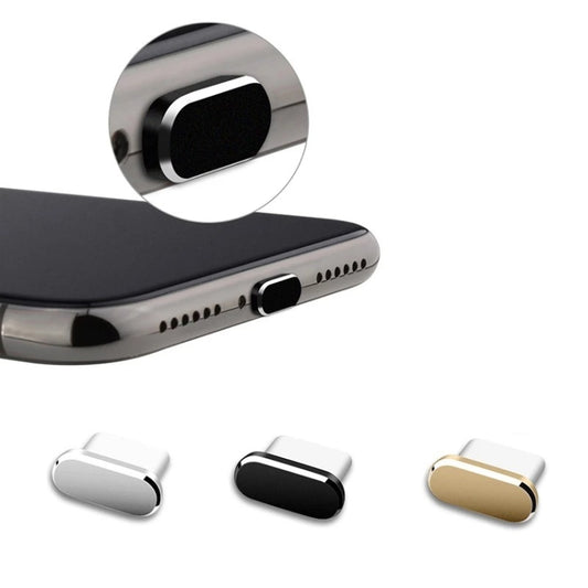 Type-C/USB-C Port Mobile Phone Charging Port Dust Plug Phone Protector Dust Cap(Black) by buy2fix