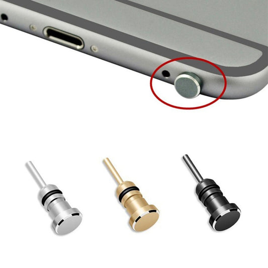 3.5mm Universal Metal Dust Plug Headset Plug Card Needle(Silver) by buy2fix