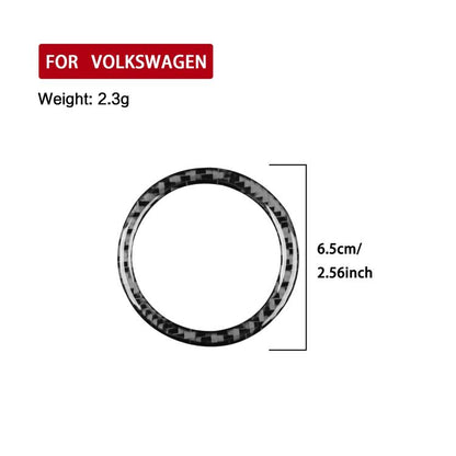 For Volkswagen Sagitar 2019-2023 Left-hand Drive Headlight Switch Decorative Sticker(Black) - Car Interior Mouldings by buy2fix | Online Shopping UK | buy2fix