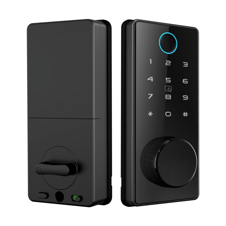 C87 Automatic Fingerprint Lock Entry Door Password Smart Lock(Black) by buy2fix