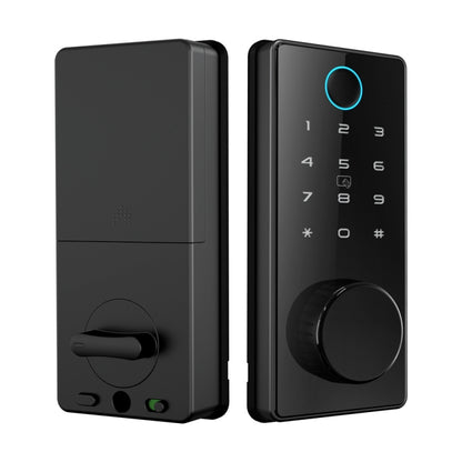 C87 Automatic Fingerprint Lock Entry Door Password Smart Lock(Black) by buy2fix