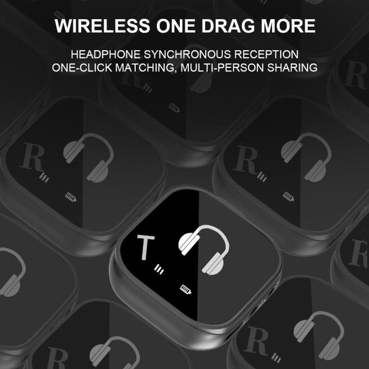 5.8G Wireless In Ear Monitor System Dual-Earphone Monitoring, Spec: Single Transmitter - Microphone by buy2fix | Online Shopping UK | buy2fix