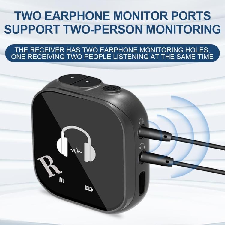 5.8G Wireless In Ear Monitor System Dual-Earphone Monitoring, Spec: Single Transmitter - Microphone by buy2fix | Online Shopping UK | buy2fix