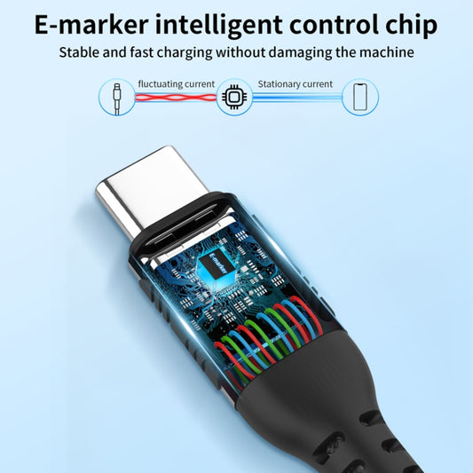 For Type-C Interface Devices AhaStyle Nylon Braided Dual Charging Cable, Power: 100W by AhaStyle