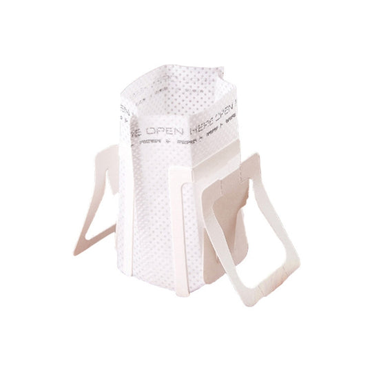 50pcs /Pack Ear-Mounted Coffee Filter Portable Drip Coffee Filter Paper Coffee Powder Filter Bag