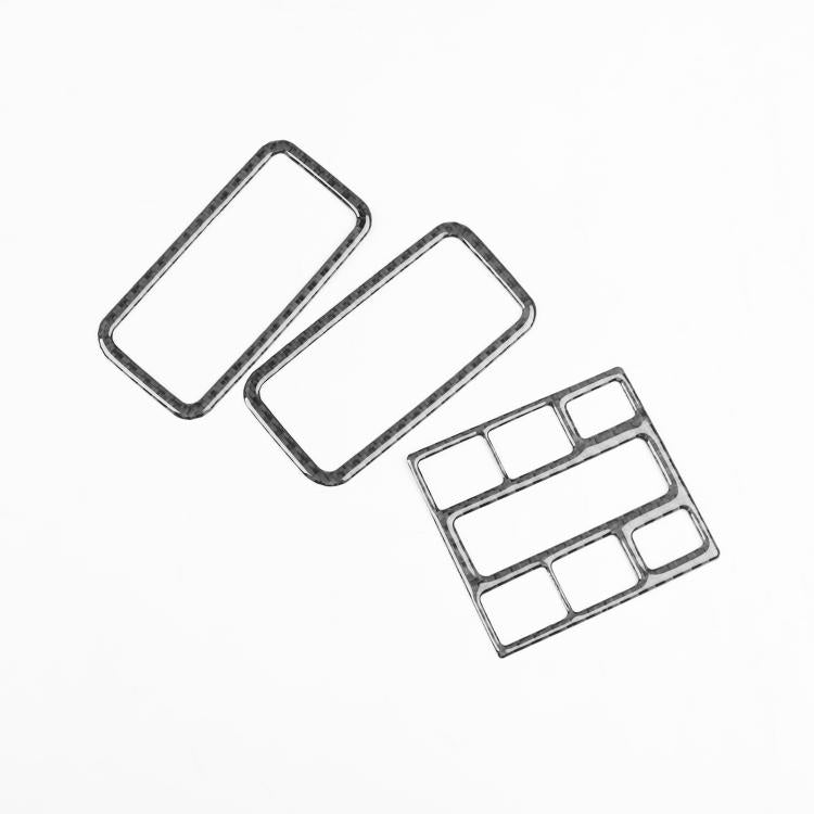 For Volkswagen Sagitar 2019-2023 3pcs /Set Left-hand Drive Reading Light Button Sticker(Black) - Car Interior Mouldings by buy2fix | Online Shopping UK | buy2fix