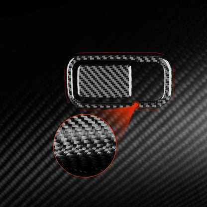 For Volkswagen Sagitar 2019-2023 2pcs /Set Left-hand Drive Co-pilot Handle Panel Sticker(Red) - Car Interior Mouldings by buy2fix | Online Shopping UK | buy2fix