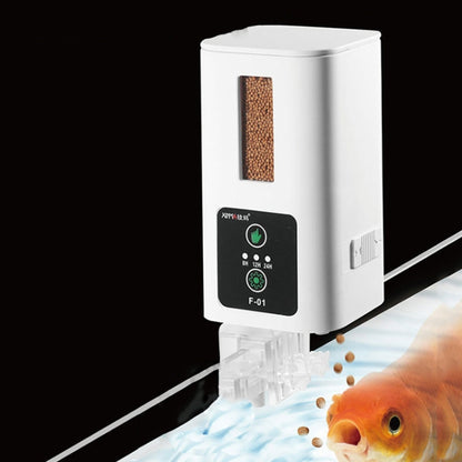 XINMA F-01 400ml Fish Tank Automatic Feeding Device Aquarium Intelligente Timing High-capacity Fish Feeder - Feeders by XINMA | Online Shopping UK | buy2fix