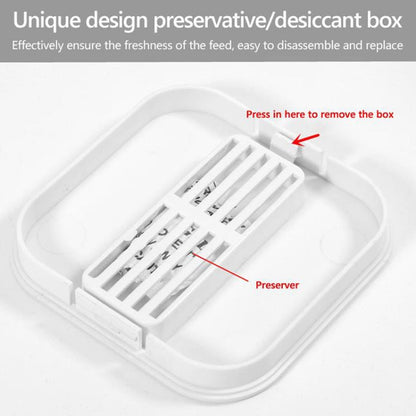 XINMA F-01 400ml Fish Tank Automatic Feeding Device Aquarium Intelligente Timing High-capacity Fish Feeder - Feeders by XINMA | Online Shopping UK | buy2fix