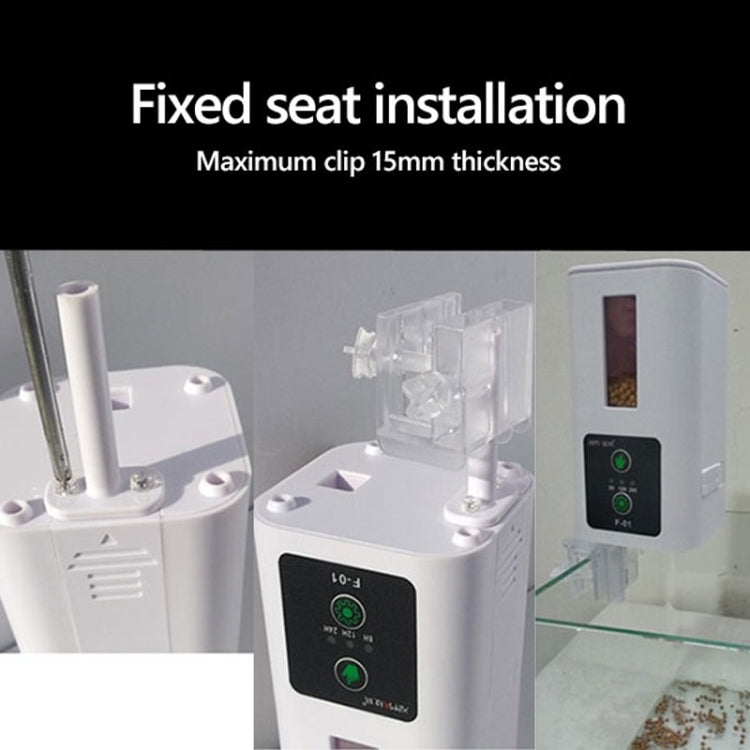 XINMA F-01 400ml Fish Tank Automatic Feeding Device Aquarium Intelligente Timing High-capacity Fish Feeder - Feeders by XINMA | Online Shopping UK | buy2fix