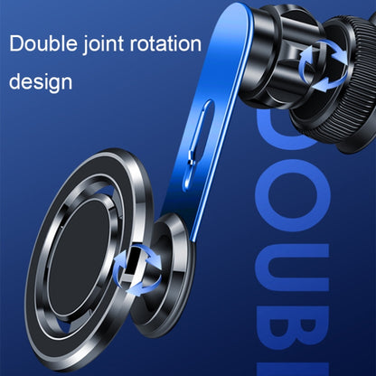 720 Degree Rotating Air Outlet Car Phone Holder Universal Magnetic Navigation Bracket(Gun-color) - Universal Car Holders by buy2fix | Online Shopping UK | buy2fix