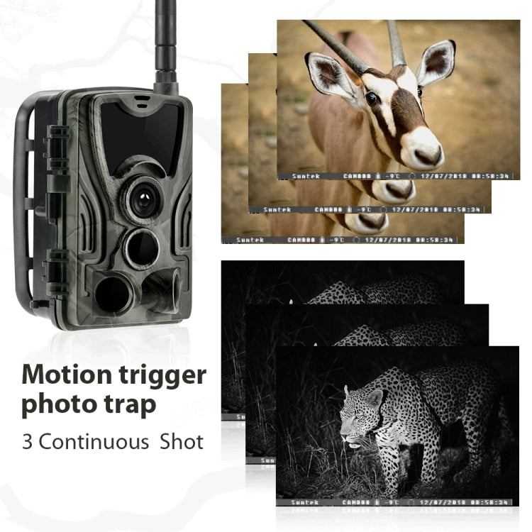 HC-801LTE-Li 4G Outdoor Tracking Hunting Camera 5000mAh Lithium Battery Version by buy2fix