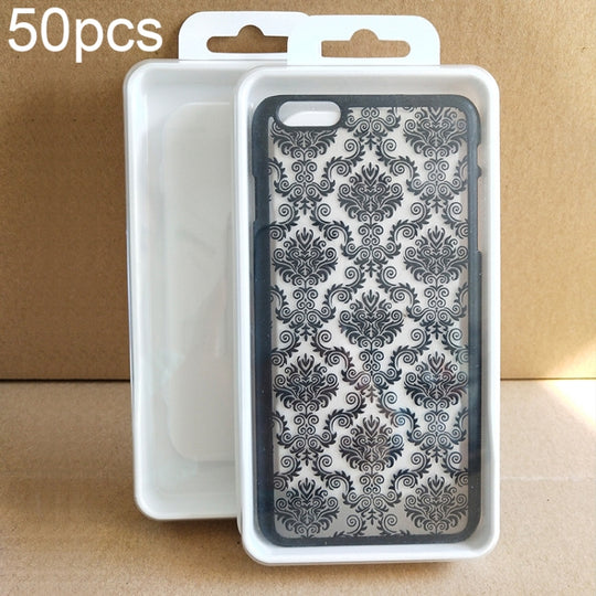 50pcs Universal Mobile Phone Case PVC Clamshell Packaging Box, Specification: M