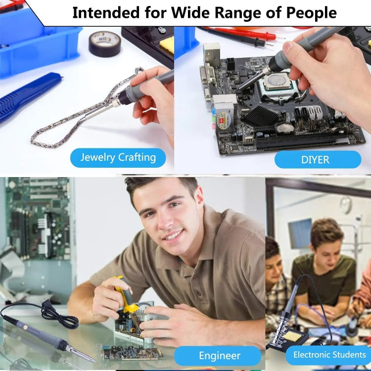 15-in-1 US Plug 60W Adjustable Temperature Soldering Iron Set with VC830L Digital Multimeter - Soldering Iron Set by buy2fix | Online Shopping UK | buy2fix