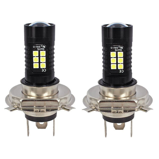 1pair Automotive High-power LED White Light Fog Lamp(H4) - Fog / Driving Lights by buy2fix | Online Shopping UK | buy2fix