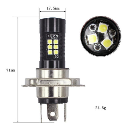 1pair Automotive High-power LED White Light Fog Lamp(H4) - Fog / Driving Lights by buy2fix | Online Shopping UK | buy2fix