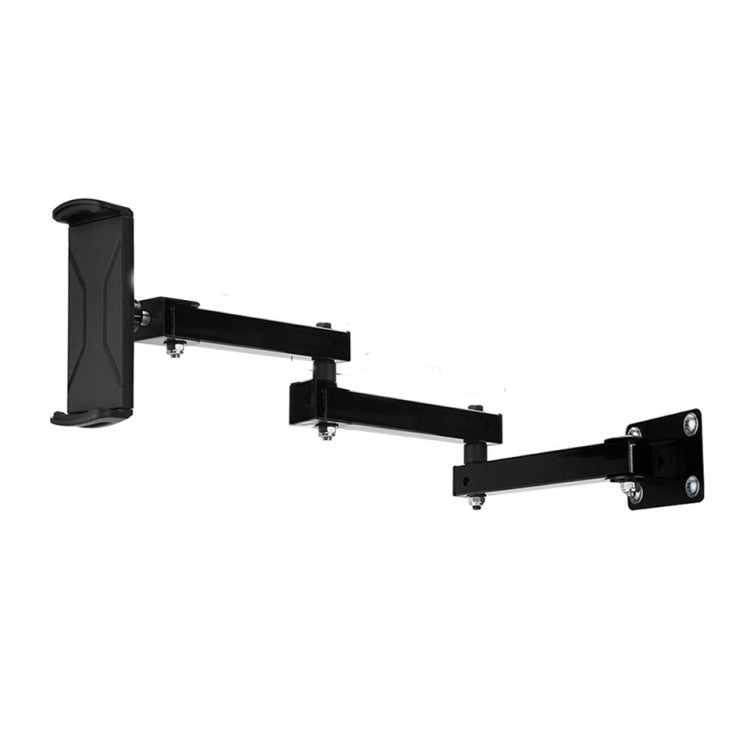 Wall Mount Tablet Cell Phone Stand Long Arm Stretchable Holder for 4-13 Inch Devices(3 Sections) - Shower & Wall Mounts by buy2fix | Online Shopping UK | buy2fix