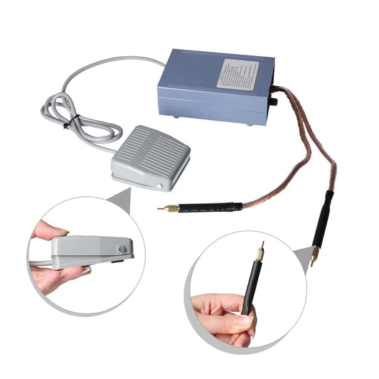 Portable 18650 Battery Spot Welder 5000W High Power Handheld Spot Welding Machine, Style: Footswitch Version US Plug by buy2fix