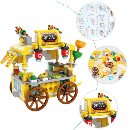 LELE BROTHER Children Assembling Mini City Street Scene Building Blocks, Style: 8613-5 Hot Dog Bread Car - Building Blocks by LELE BROTHER | Online Shopping UK | buy2fix