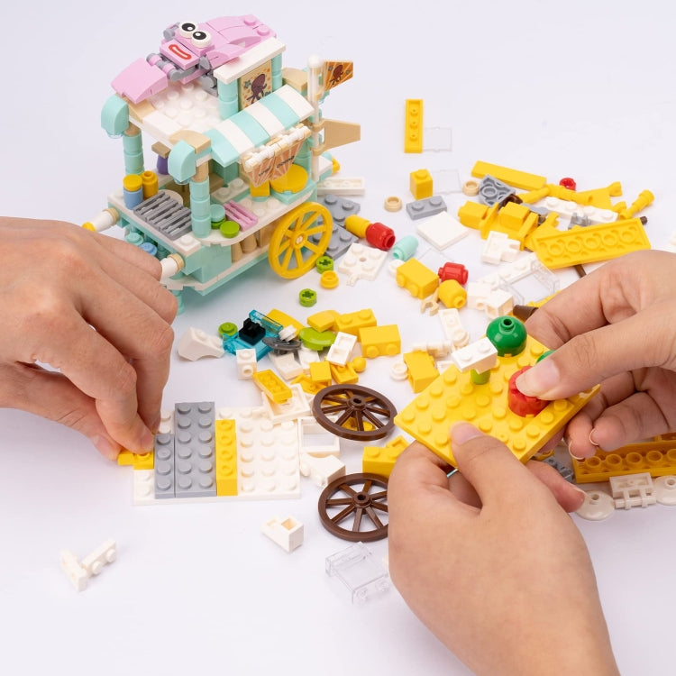LELE BROTHER Children Assembling Mini City Street Scene Building Blocks, Style: 8613-7 Kebab Car - Building Blocks by LELE BROTHER | Online Shopping UK | buy2fix