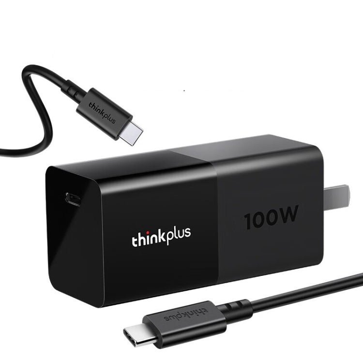 Lenovo Thinkplus 100W GaN Lipstick Power Adapter USB-C/Type-C Fast Charger,CN Plug - USB Charger by Lenovo | Online Shopping UK | buy2fix