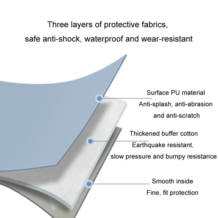 BUBM For IPad PU Leather Tablet PC Case With Carrying Strap, Size: 10.9 inches(Black) by BUBM