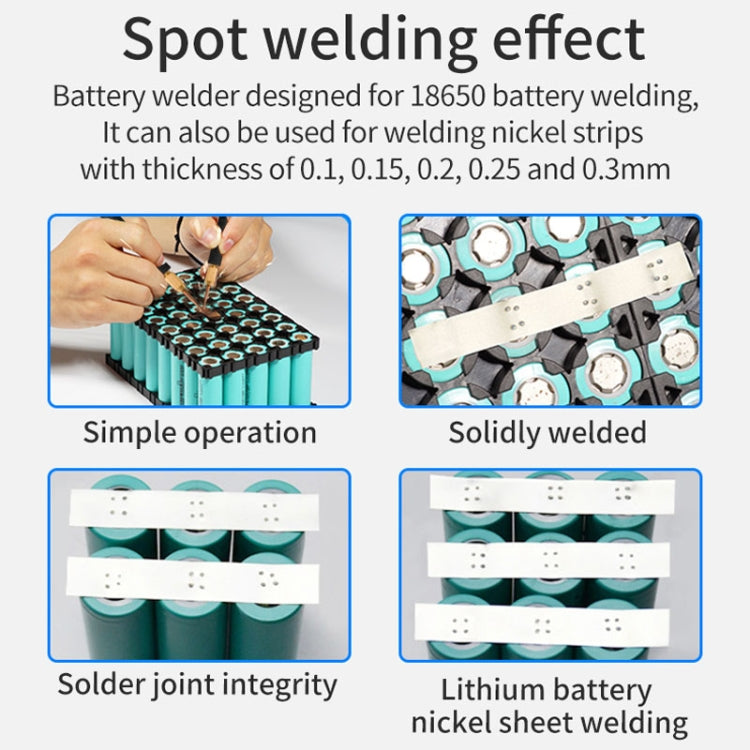 8000W High Power 18650 Battery Handheld Spot Welding Machine, Style: Automatic Version US Plug - Others by buy2fix | Online Shopping UK | buy2fix