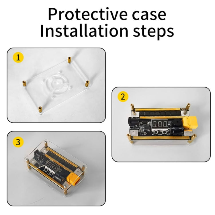 GX591 Full Functional Version 12V Handheld Portable 18650 Mobile Lithium Battery Point Welding Machine, Style: With Acrylic Shell - Others by buy2fix | Online Shopping UK | buy2fix