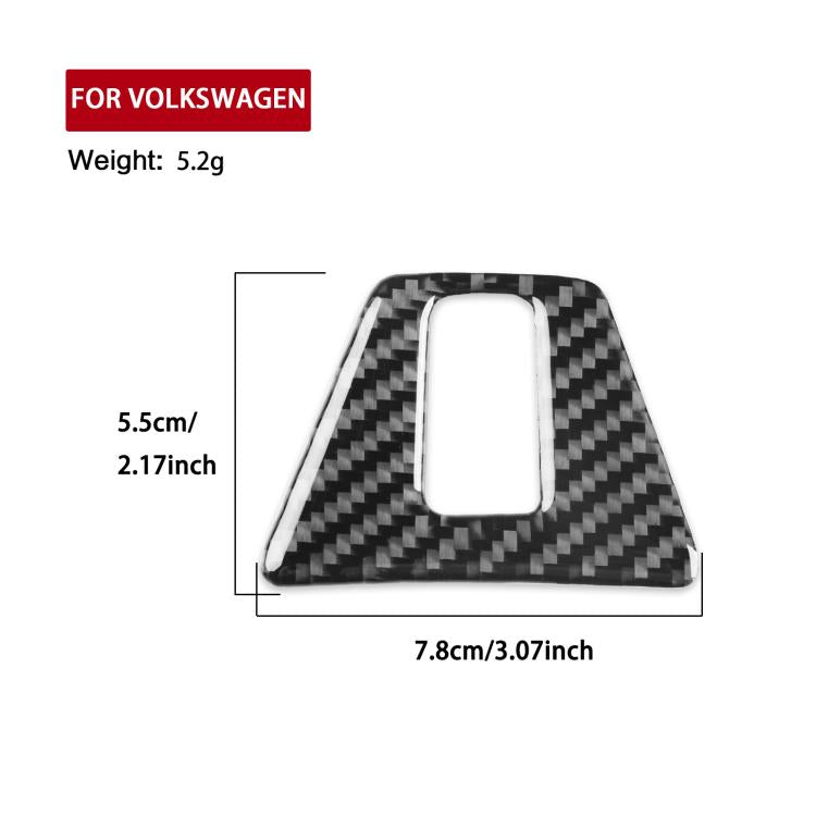 For Volkswagen Sagitar 2019-2023 Left-hand Drive Trunk Switch Decoration Sticker(Black) - Car Interior Mouldings by buy2fix | Online Shopping UK | buy2fix
