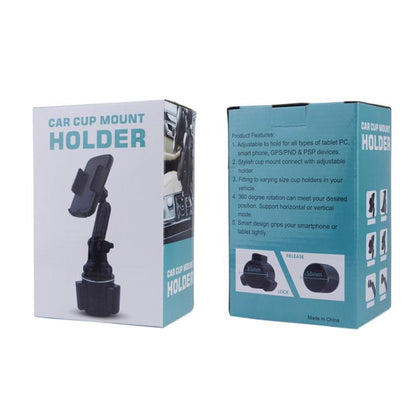 Car Water Cup Holder Mobile Phone Holder(Black) - Universal Car Holders by buy2fix | Online Shopping UK | buy2fix