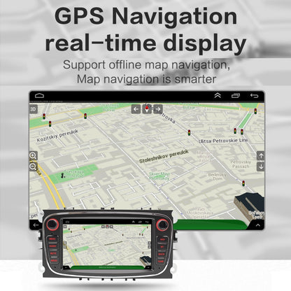 For Ford Focus 7 Inch HD Android Navigation Bluetooth RDS Radio, Size: 2+64G(Silver) - Car MP3 & MP4 & MP5 by buy2fix | Online Shopping UK | buy2fix