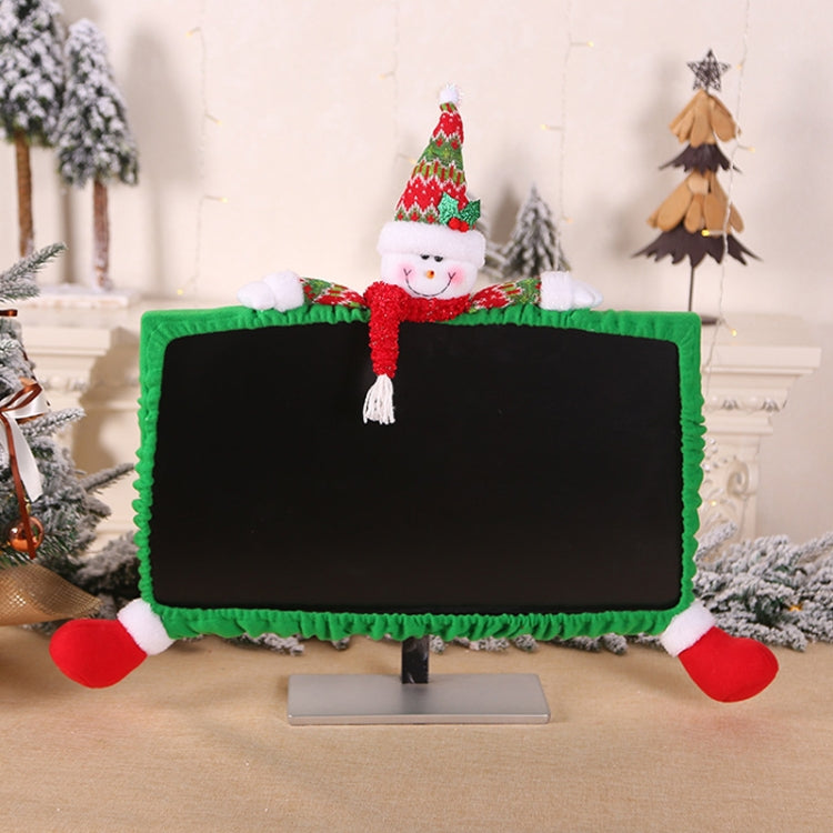 F-W231 Snowman Model 3D Cartoon Dust Protection Computer Sleeve Christmas Decoration Supplies by buy2fix