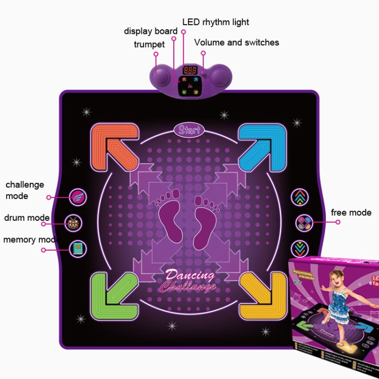Bluetooth Electronic Dance Mat Children Music Dance Pad, Spec: Basic with Microphone - Others by buy2fix | Online Shopping UK | buy2fix